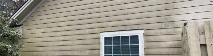 Pressure Washing Home Siding