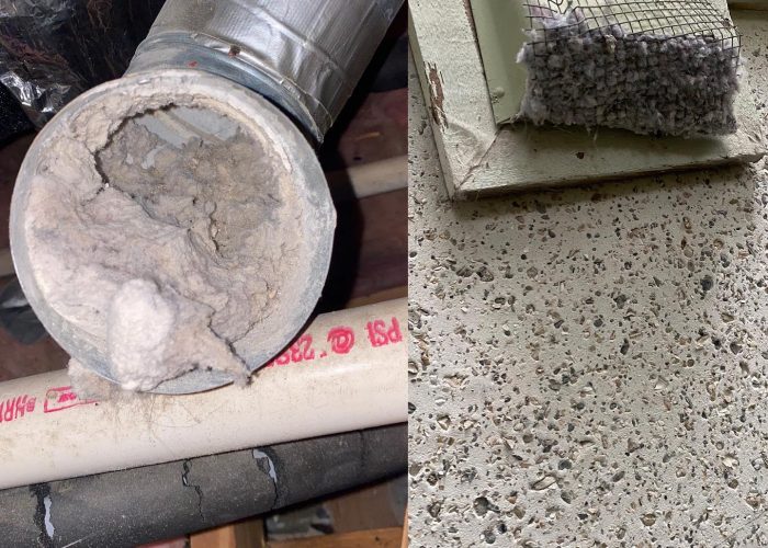 Dryer vent cleaning